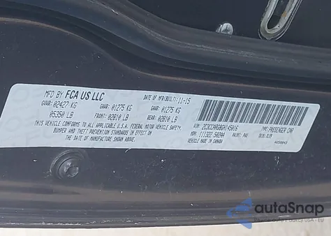 2016 Chrysler 300 Anniversary Edition from USA, damaged, VIN 2C3CCARG8GH145016